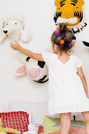 Animal de Feltro para Pendurar Decoração Nórdica Infantil