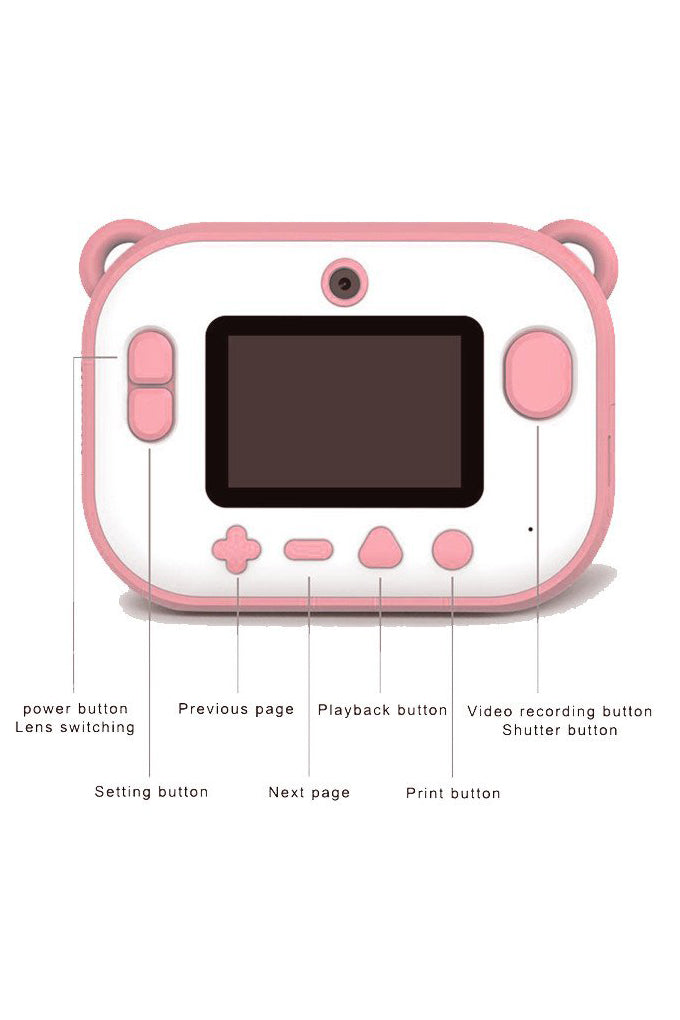 Câmera Infantil de Impressão Instantânea