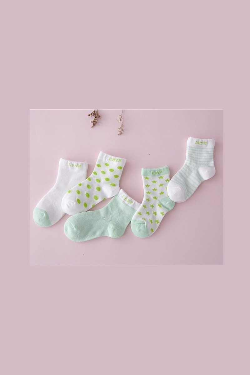 5 Pares de Meias Bebê