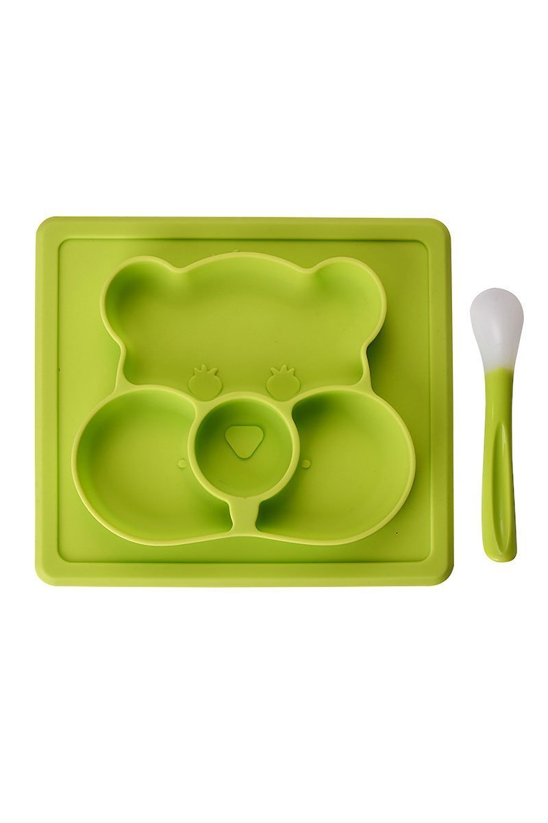 Prato de Silicone com Divisórias Cartoon